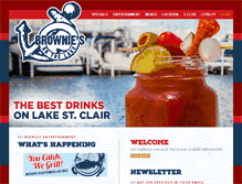 Tablet Screenshot of browniesonthelake.com